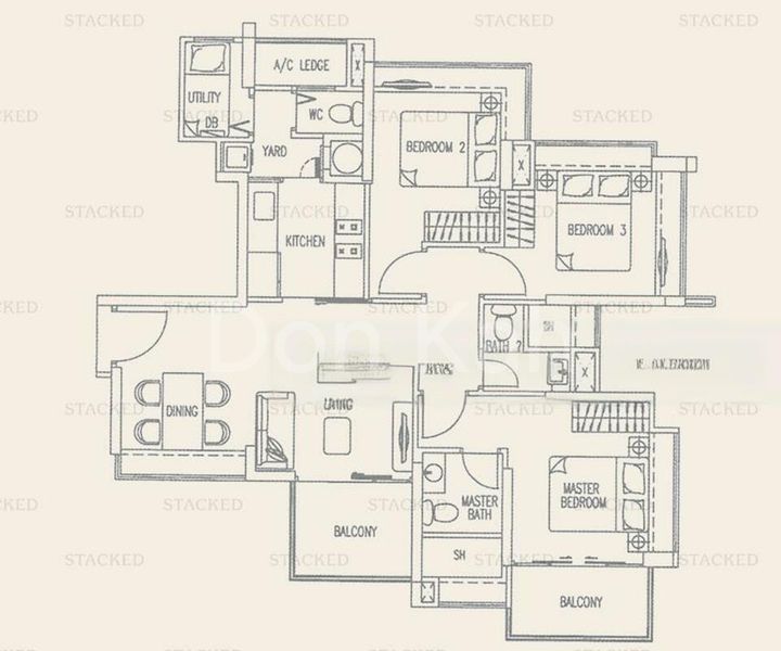 3 Bed Apartment (Condo) for Sale in  Imperial Heights - Image 9